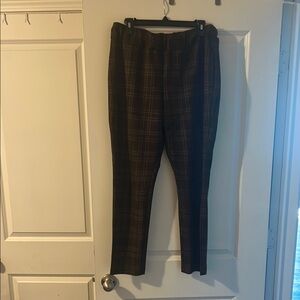 Cato Brown Dress Pants Elegant Style